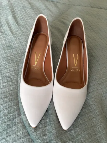 Sapato Vizzano branco noiva