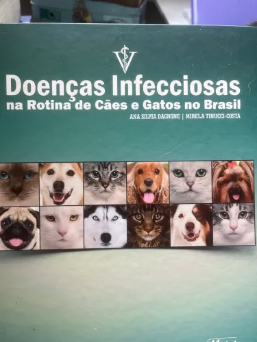 livro doenças infecciosas a rotina de cães e gatos no Brasil