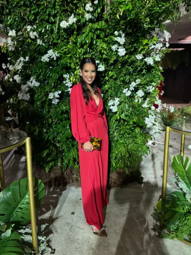 Vestido vermelho de festa PP
