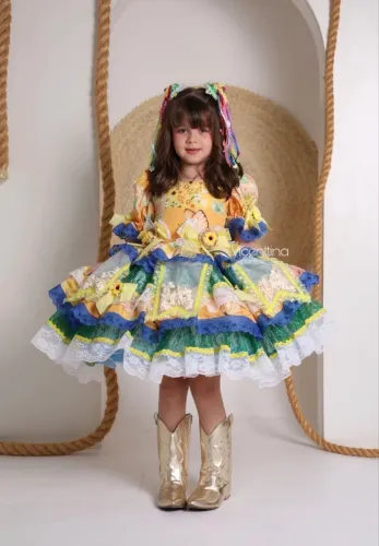 Vestido de São João 6 anos 