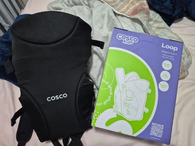 Canguru cosco de 3,6 a 9kg preto