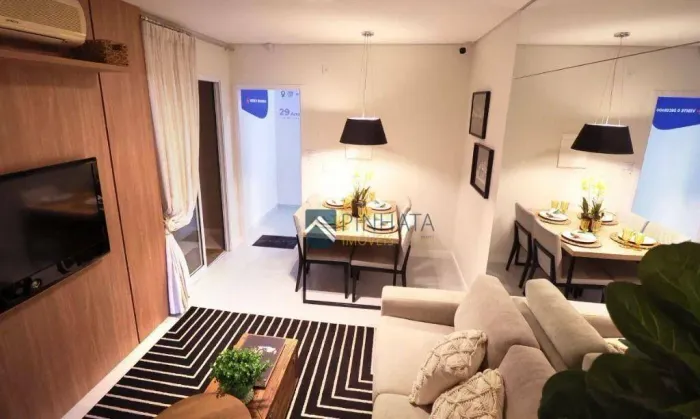Apartamento com 2 dormitórios à venda, 47 m² por R$ 317.000,00 - Jardim Vista Alegre - Lou