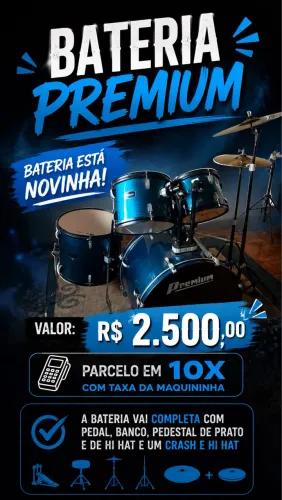 Bateria premium novinha
