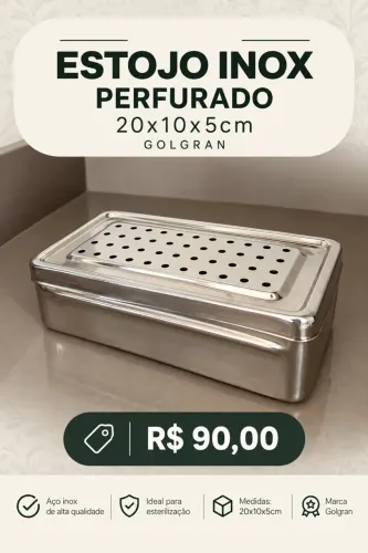 Estojo inox
