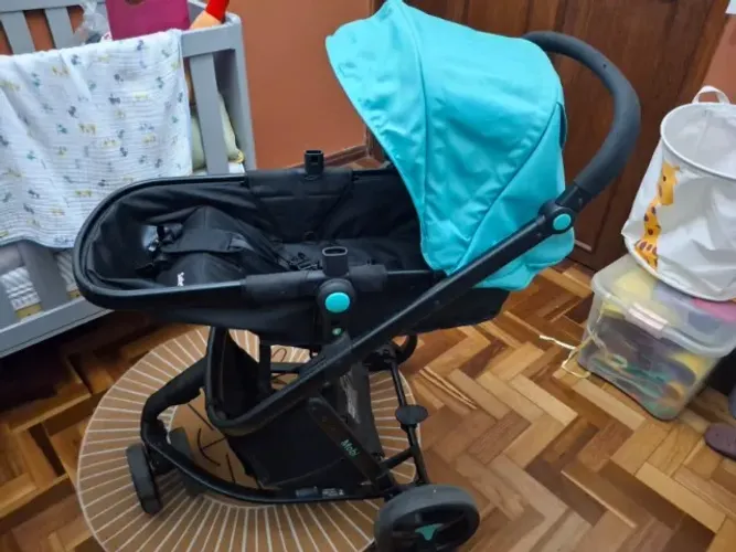 Carrinho de Bebê + bebê conforto Travel System Mobi Safety 1st Green Paint