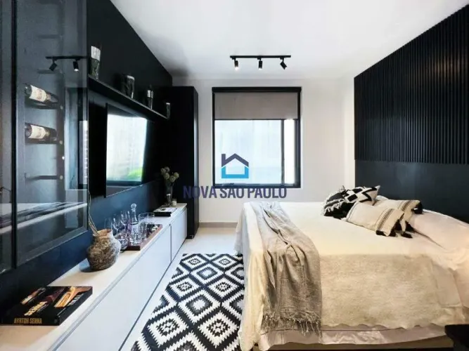 Apartamento à Venda - Itaim Bibi, São Paulo/SP - 28m², 1 Dormitório, 1 Vaga