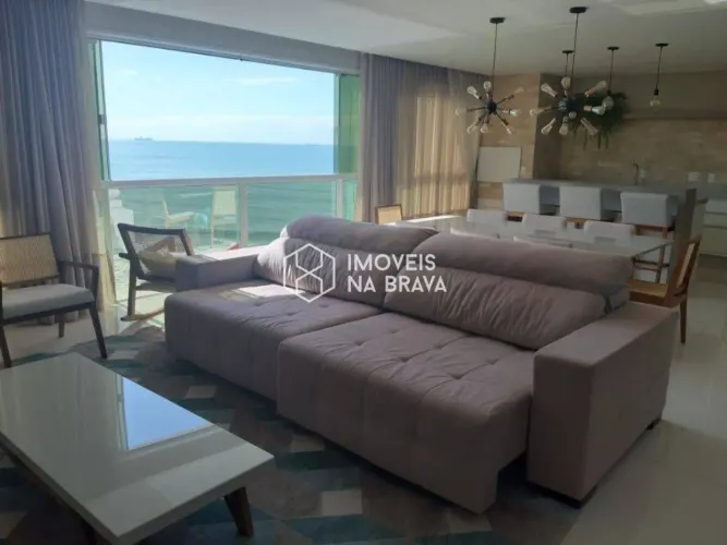 Apartamento 4 Suites , 4 Vagas Mobiliado e Decorado Locacao Praia Brava Itajai/Sc
