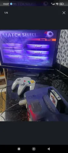 Nintendo 64 funcionando 