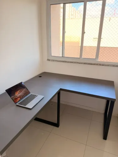 Mesa em L Diretor Platinum 190cm x 150cm