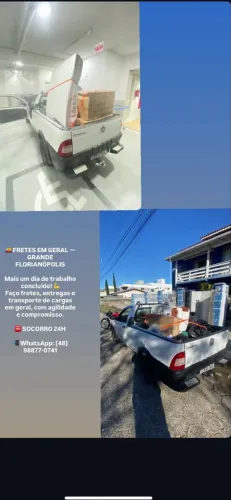 FRETES EM GERAL GRANDE FLORIANÓPOLIS