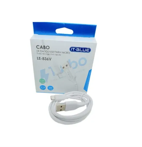 Cabo Carregador Rápido Usb V8 1m It-Blue Le-836V 