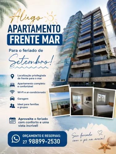 Apartamento Temporada na Praia do Morro