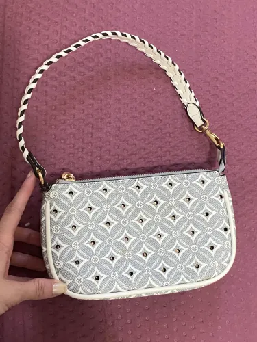 Bolsa chanson shoulder bag com strass