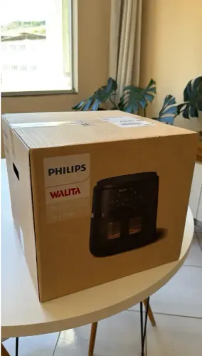 NOVA NA CAIXA: Fritadeira Airfryer Digital Philips Walita 1700W, Tecnologia RapidAir