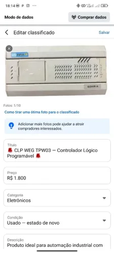 ? CLP WEG TPW03 ? Controlador Lógico Programável 