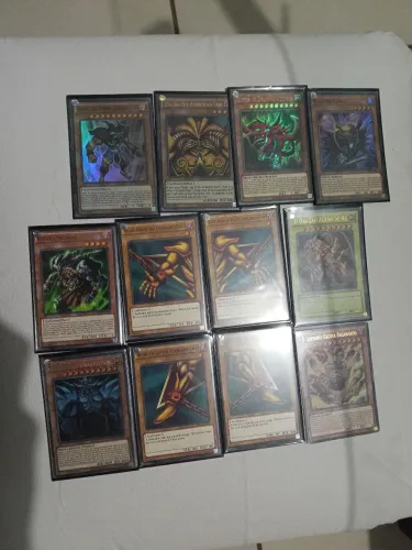 Baralho Original do Yugi- Ho para profissiona com todos os Deuses egípcio Exódia e outros