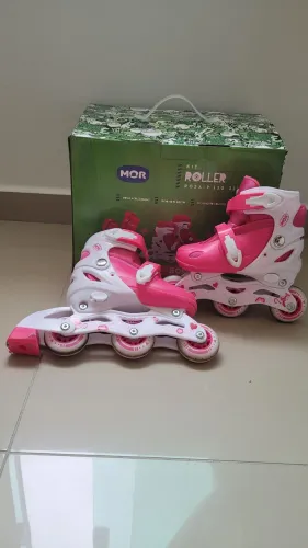 Patins infantil rosa