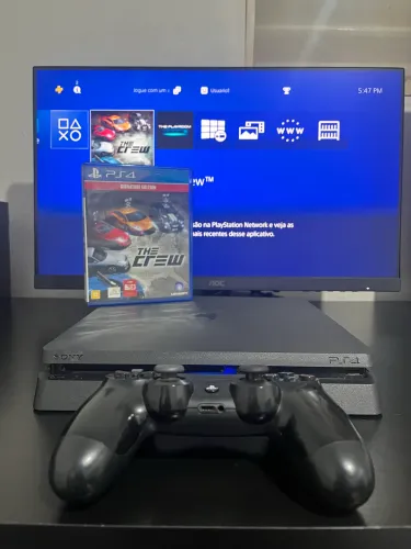 Ps4 Slim Completo + Jogo - Garantia