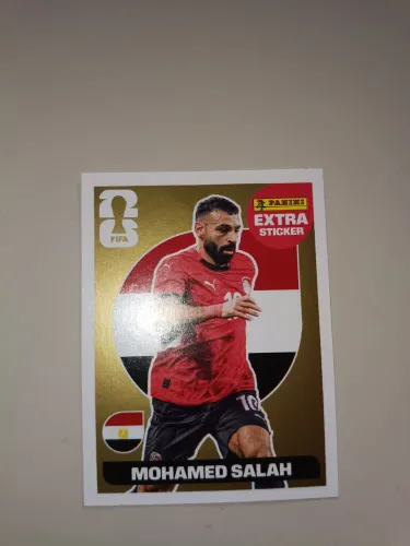 Figurinha Mohamed Salah gold