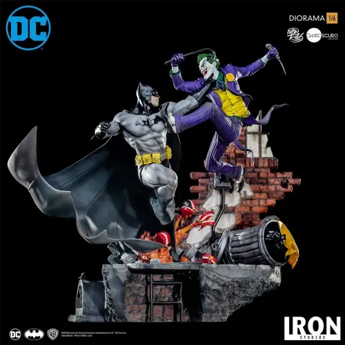 Batman vs joker iron studios 1/6