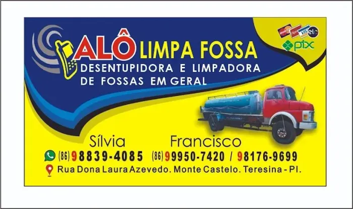 Limpeza de Fossa Limpadora de Fossas Teresina