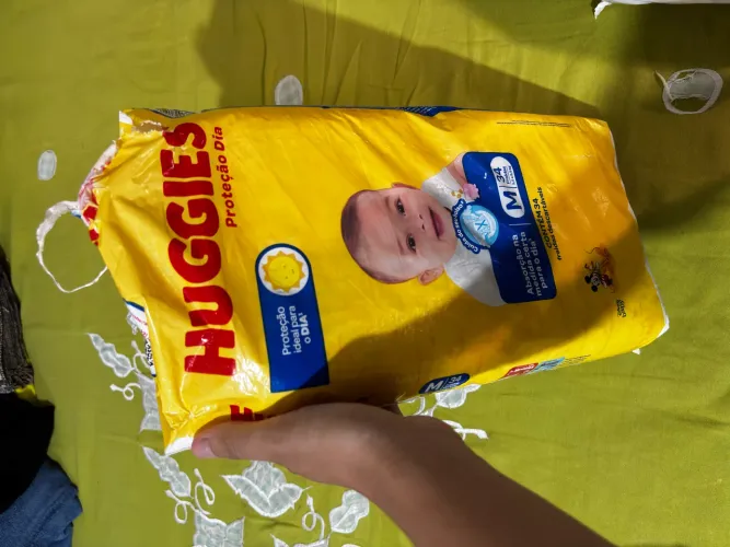 Fralda Huggies M, 34 unidades