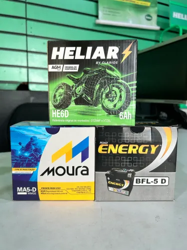 Baterias Moto 5Ah e 6Ah