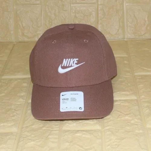 boné nike aba curva dad hat heritage brown original novo