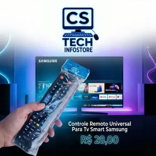 Controle Remoto Universal Para TV Smart Samsung