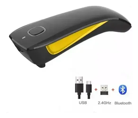 Leitor Código Barras Bolso Code Bluetooth 1d E 2d Qr Code Preto