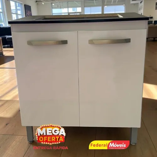 Balcão de cozinha 80cm p/ Cooktop - Temos outros modelos 