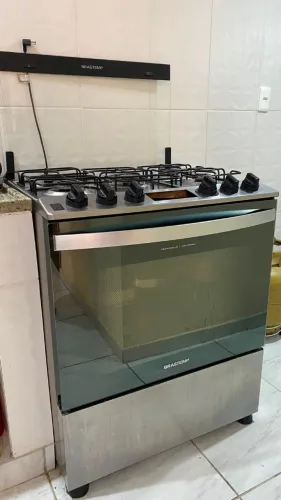 Fogão Brastemp Inox 5 Bocas