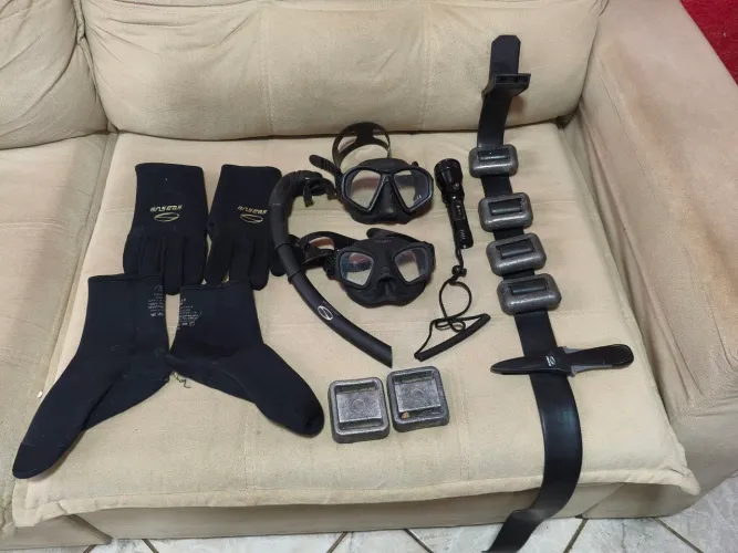 Kit completo de mergulho