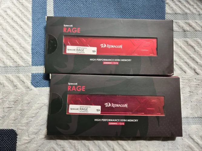 Kit 2x8GB Memória Ram ddr4 Redragon 3200mhz cl16