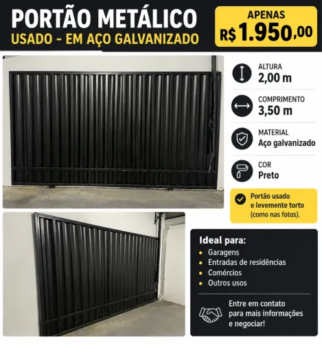 Portão Metálico Usado