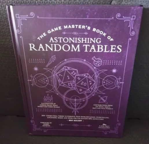 RPG - Game Master's Book of Astonishing Random Tables
