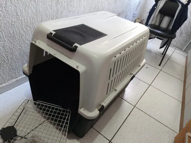 Caixa de transporte para cães e gatos
