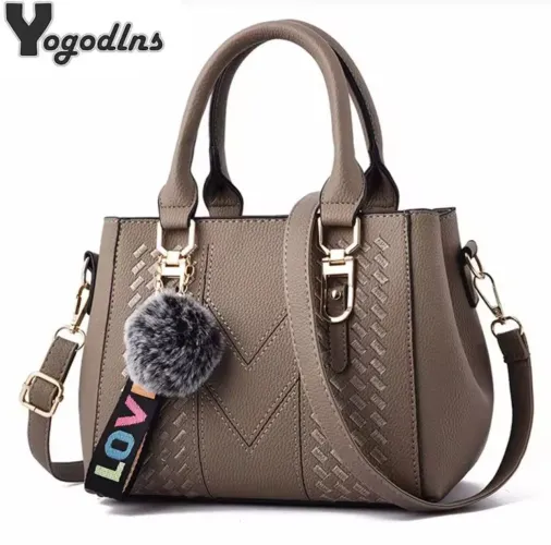 Bolsa de couro feminino para mulheres 