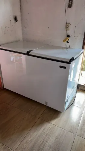 Freezer Esmaltec 2 tampas 500LITROS