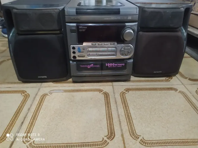 Aparelho de som 3 em 1 Aiwa