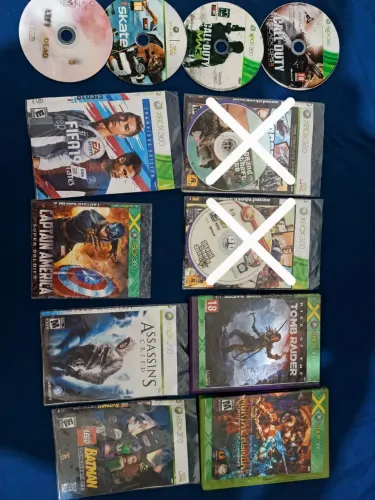 Lote de jogos Xbox 360