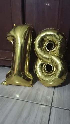 Balão de números