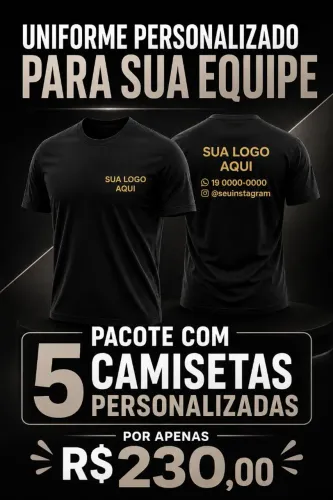 Uniformes personalizado para o seu negócio