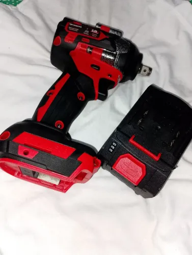 Chave de impacto 18v cm carregador e bateria