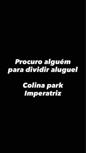Procuro alguém para dividir aluguel 