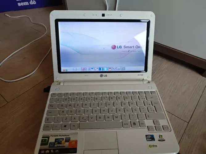 Netbook LG X140 Intel Atom 1.83GHz 2GB RAM Windows 7 Funcionando Perfeitamente