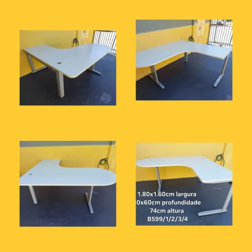 Mesa escritório em L