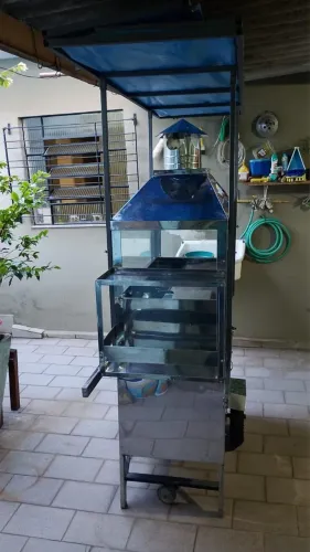 Carrinho de cachorro-quente completo
