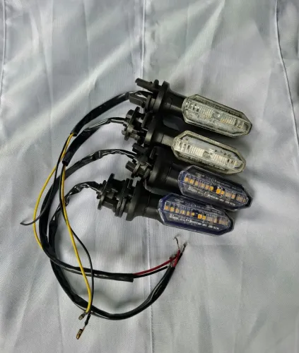 Par de Setas LED Sequencial para Moto (4 unidades)