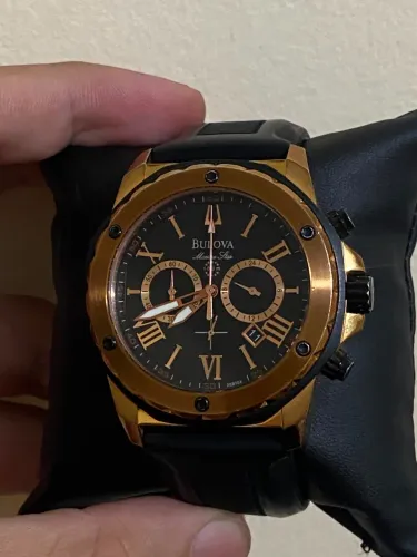 Relógio bulova marine star + cronógrafo